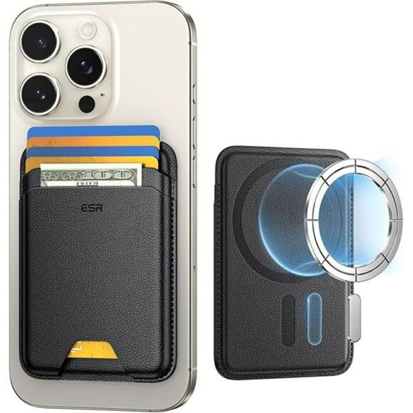 ESR MagSafe Wallet RFID Blocking Vegan Leather Magnetic Card Holder for iPhone - Picture 7 of 7